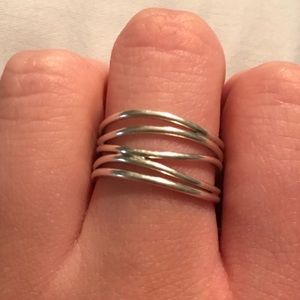 Wave Five Row Ring Tiffany Discount, 58 